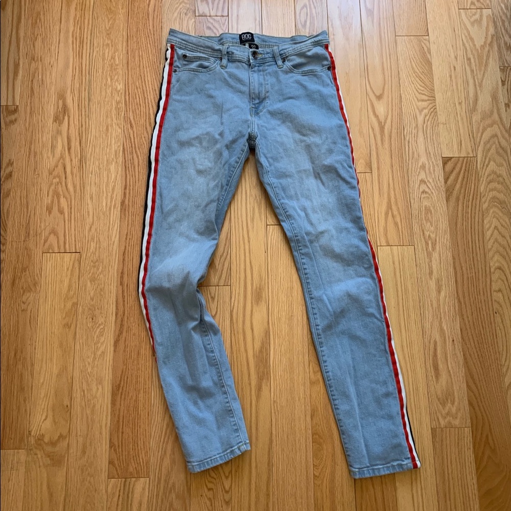 URBAN OUTFITTERS STRIPED JEANS